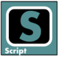 script logo